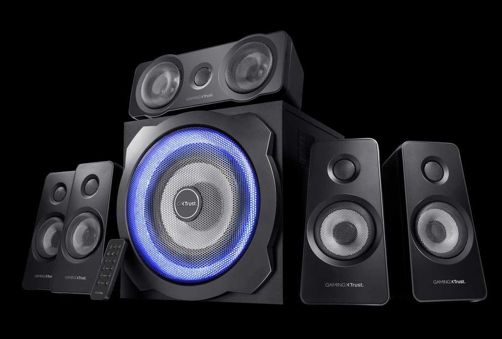 Trust GXT 658 Tytan 5.1 Surround - Sistema Gaming 180W (sem comando)