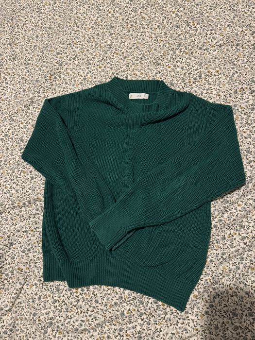 Светр Mango свитер зелений