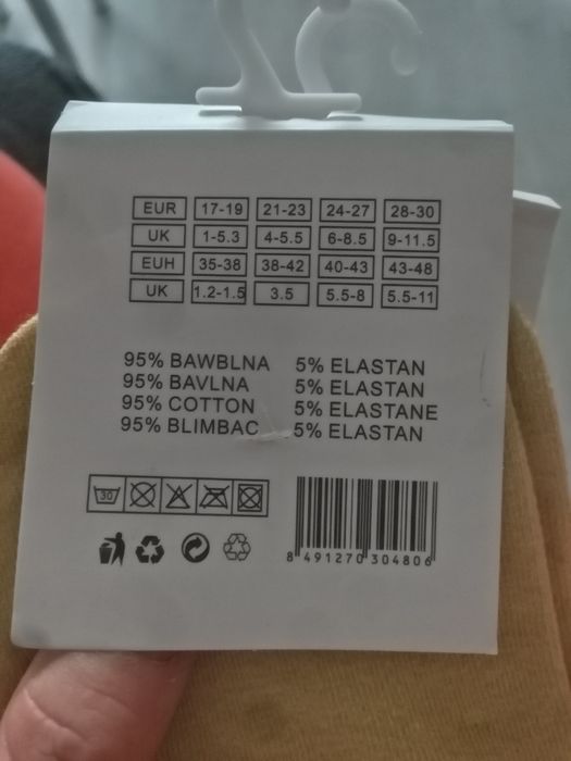 Dwie pary skarpet ze zwierzątkami 39-42