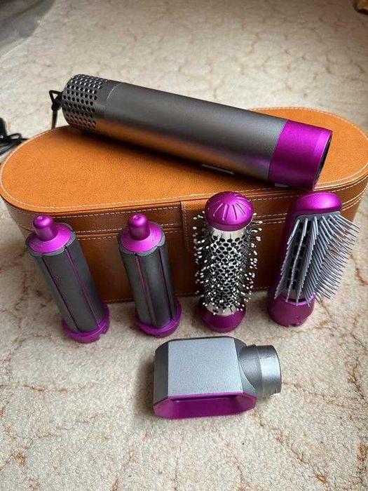 Фен-щітка 5 в 1 для укладки | HAIR BRUSH Dyson | Комплект + кейс