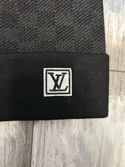 Czapka Louis Vuitton Czarna Beanie