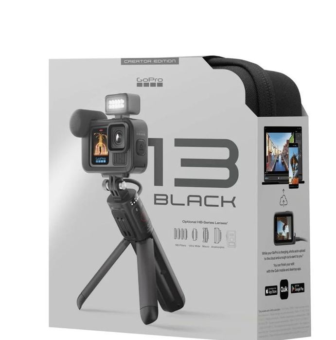 Action Cam GOPRO HERO 13 Creator Edition 5.6K 27 MP Wi-Fi e Bluetooth