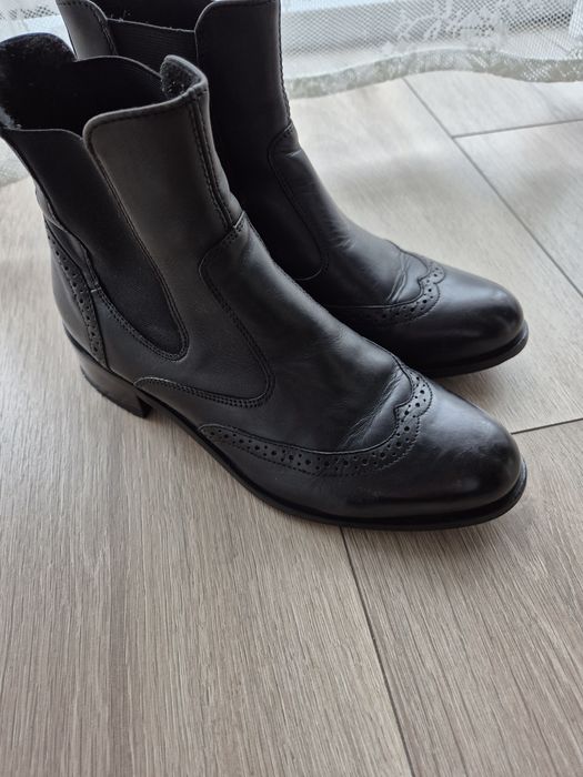 Botki skórzane Lasocki 36