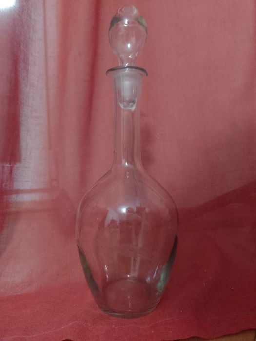 Гоафин кувшин стеклянный с рисунком новый