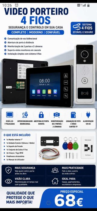 Alarme variedade. Oportunidade