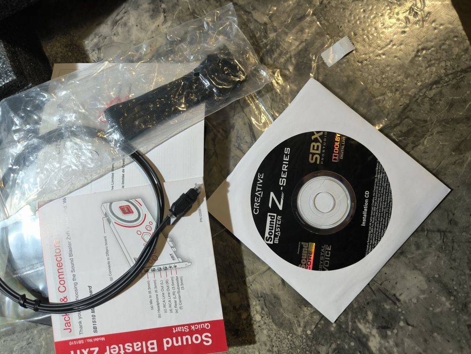 Звуковая карта creative Zxr