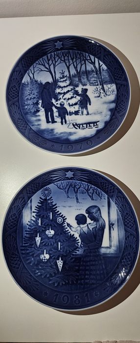 Неймовірного гарні тарілочки до Різдва та Нового року!