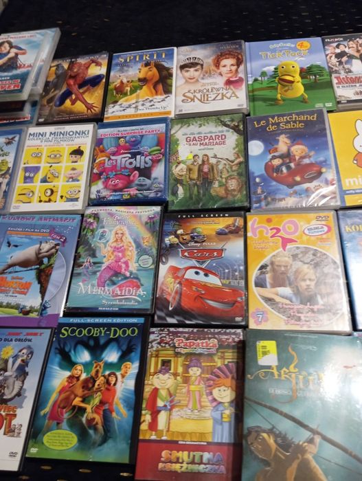 Płyty DVD filmy dla dzieci