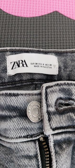 Spodnie, wyższy stan ZARA r.38