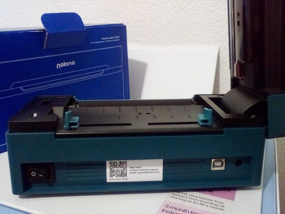 Impressora Térmica Polono PL80E Bluetooth Nova em Caixa