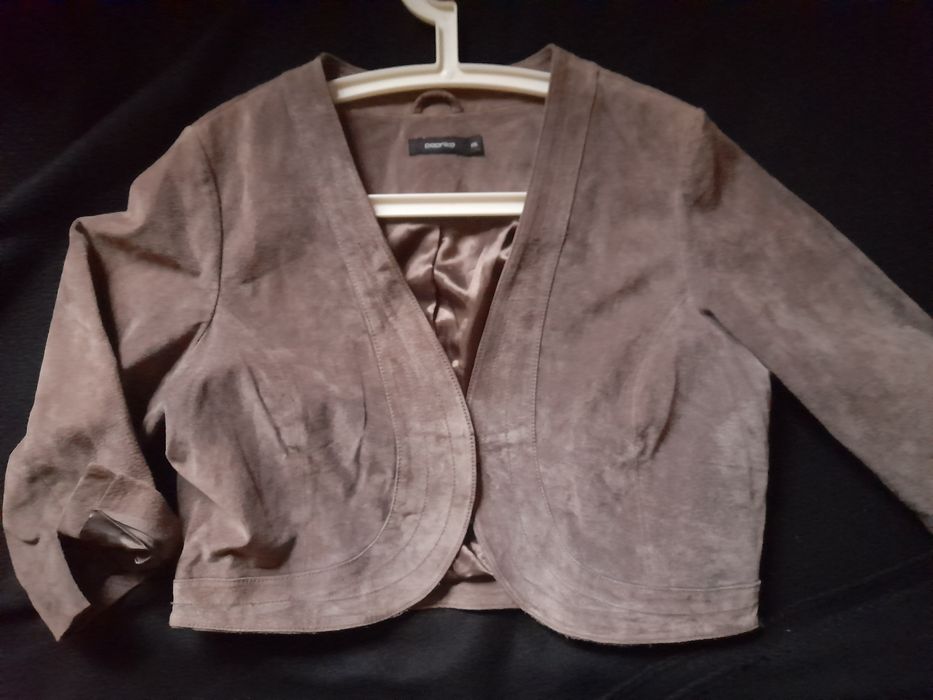 Zamszowa kurteczka Bolerko