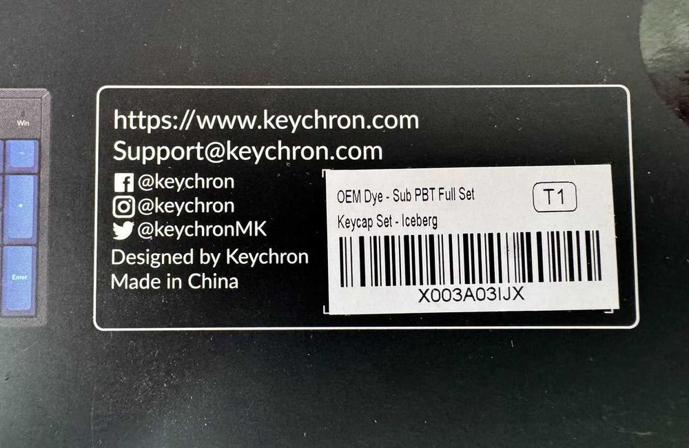 Кейкапи Keychron Iceberg 133 Key OEM