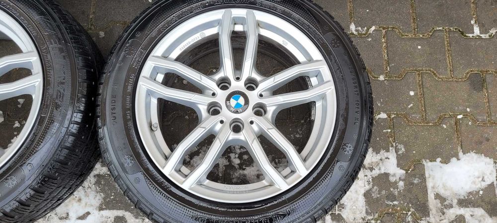Alufelgi ALUTEC 5X112 z oponami 225/55 R17 zima czujniki