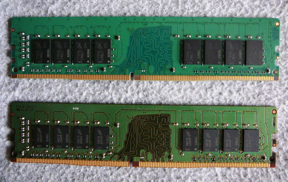 Оперативна пам'ять 32 Гб (16+16) DDR4 2133-2666 MHz Micron і Crucial