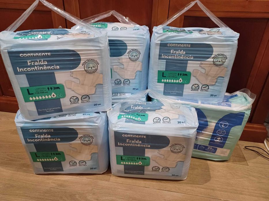 fraldas incontinência