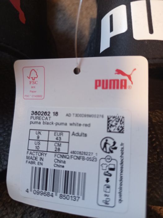 Klapki Puma 43 nowe