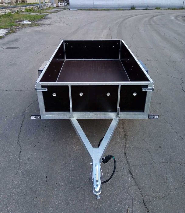 Одноосный Оцинкованный легковой Прицеп Кремень+ КРД 105  2500*1300