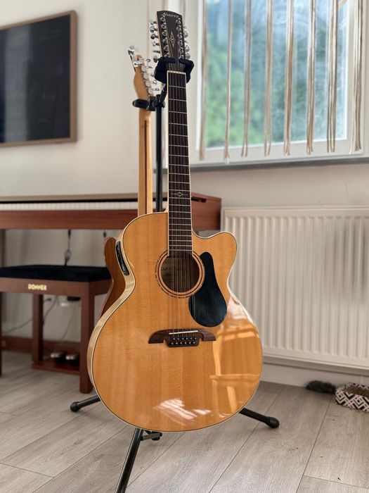 Gitara elektroakustyczna Alvarez AJ80ce-12 12-strunowa + case + gratis
