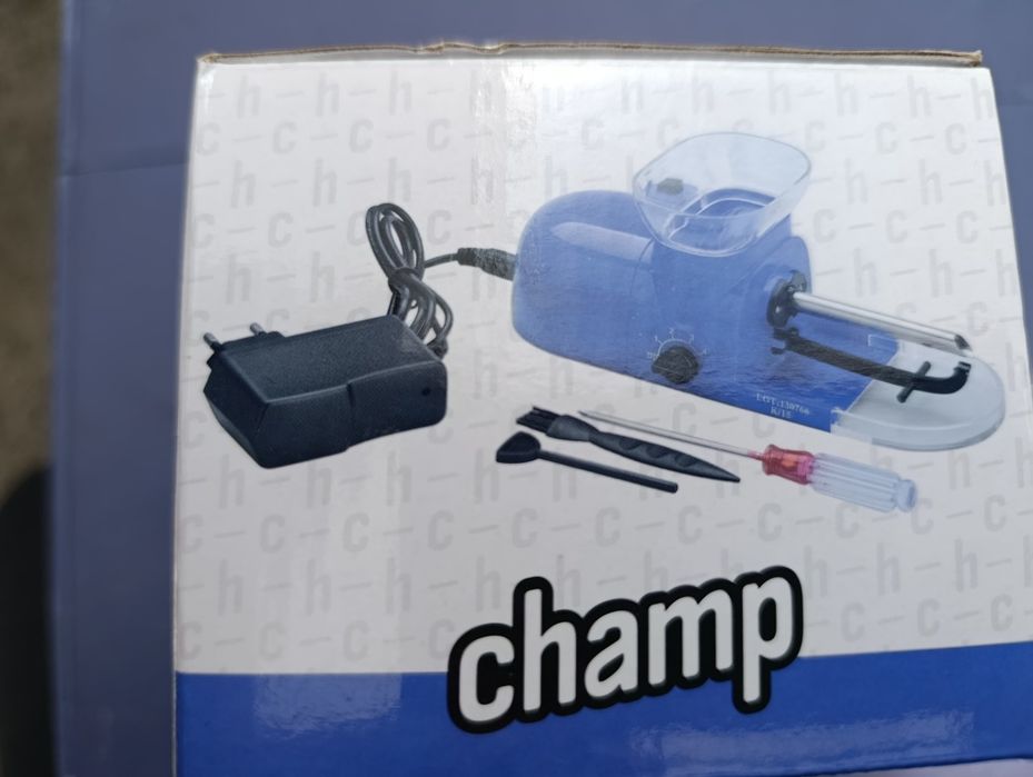 Máquina Elétrica de Encher/intubar Tabaco Champ – Nova na Caixa (Poupança)