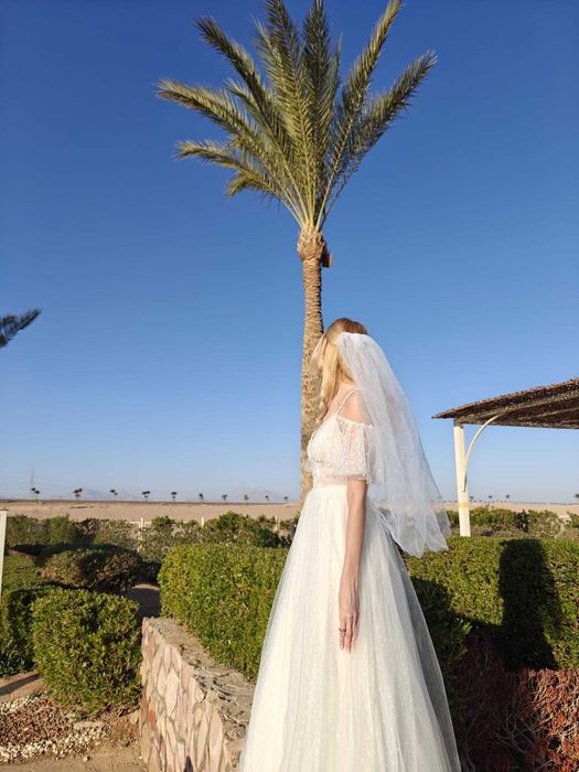 Zjawiskowa suknia ślubna.