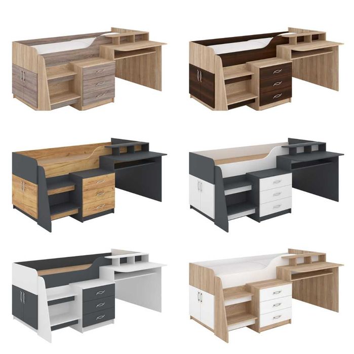 Детская кровать СПЕЙС  — компактное решение "всё в одном"! Мы склад