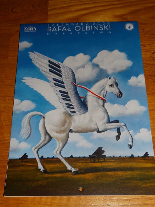 KALENDARZ 2020 Rafał Olbiński Malarstwo super zdjęcia oryginalne Nowy