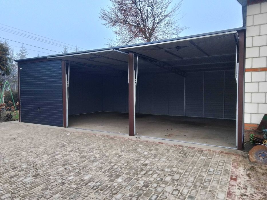 Garaż blaszany 9x6 Profil