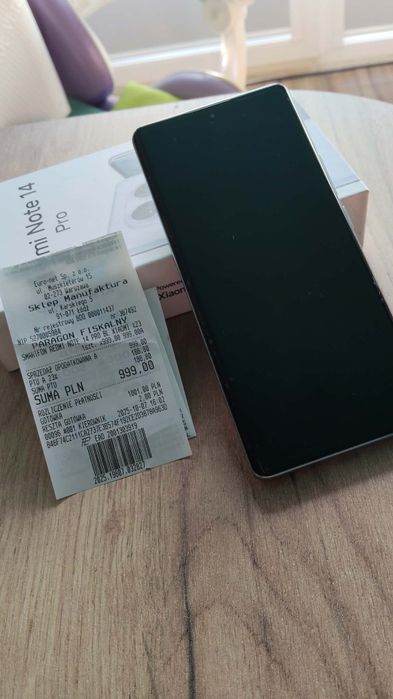 Telefon Xiaomi Redmi Note 14 PRO  Gwarancja