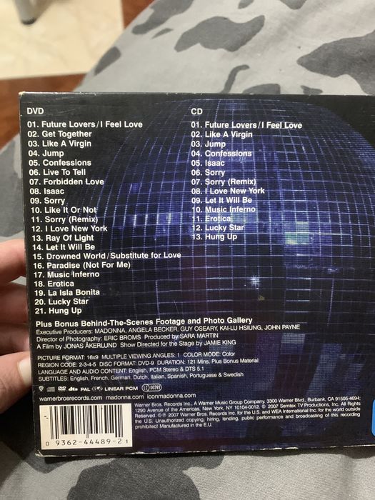 CD + Dvd Madonna The confission Tours