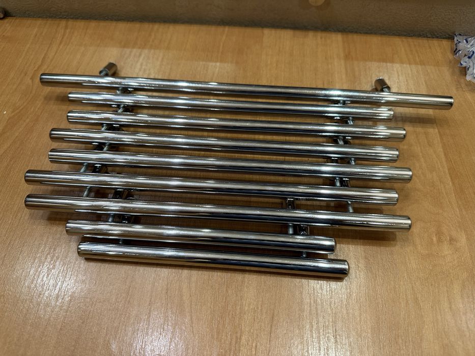 Меблева ручка релінг Хром