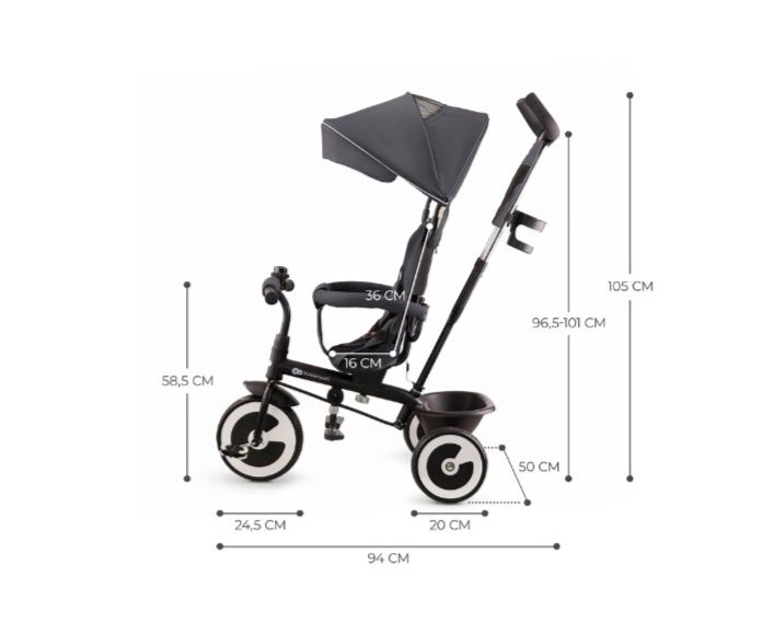 Triciclo 6 em 1 kinderkraft
