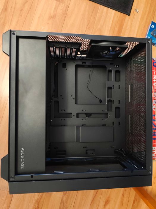 ASUS A21 stan IDEALNY + karton + komplet śrubek | mATX | szkło