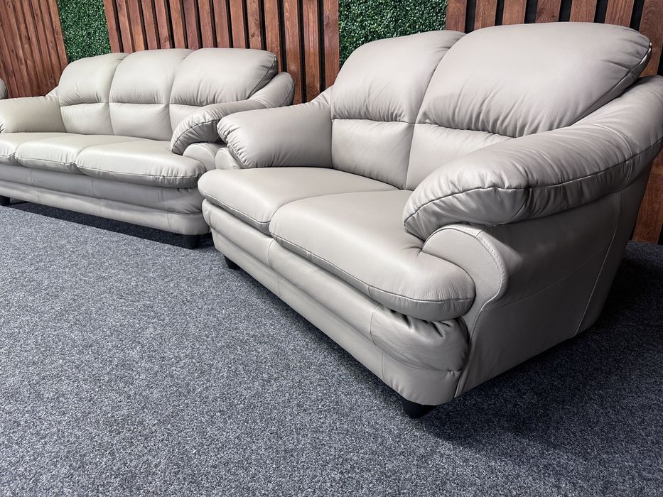 НОВИЙ шкіряний розкладний комплект 3+2+1 Бельгія. Кожаный диван. Кожа.