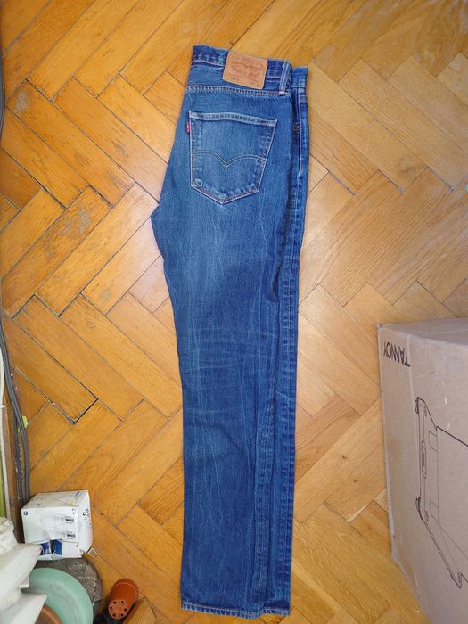 Spodnie Męskie Levis 501 33/34 niebieskie