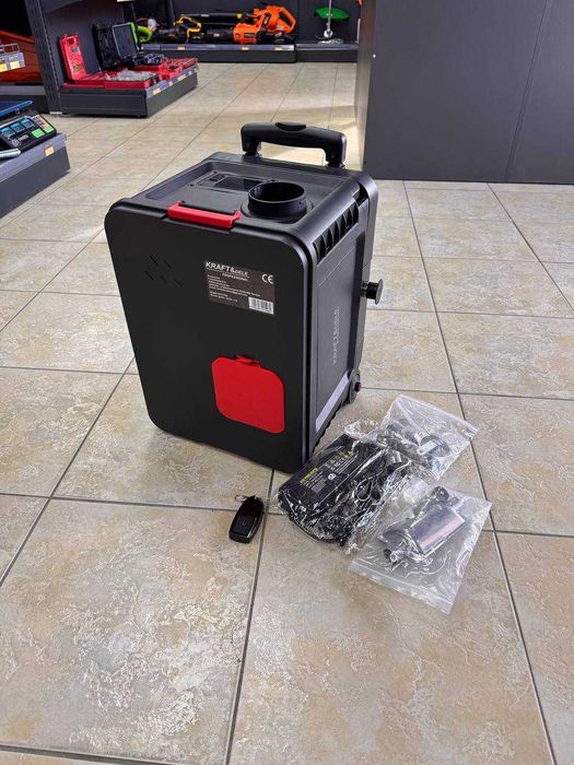 Опалювач автономний Webasto Масляний З РК-дисплеєм 9 кВт 12/24/230 В KRAFT&DELE KD11783. Вебасто. Дизельний обігрівач універсальний. Дизельна гармата
