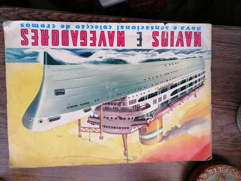 Caderneta Cromos NAVIOS E NAVEGADORES