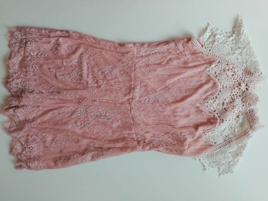 Kombinezon elegancki na wesele itp koronka