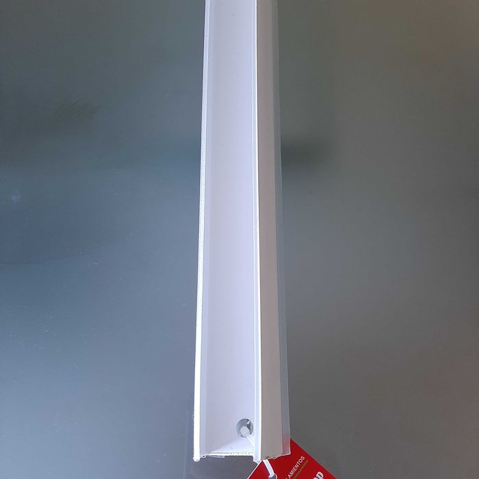 NOVO Vedante para porta STOP PVC 1 MT Branco