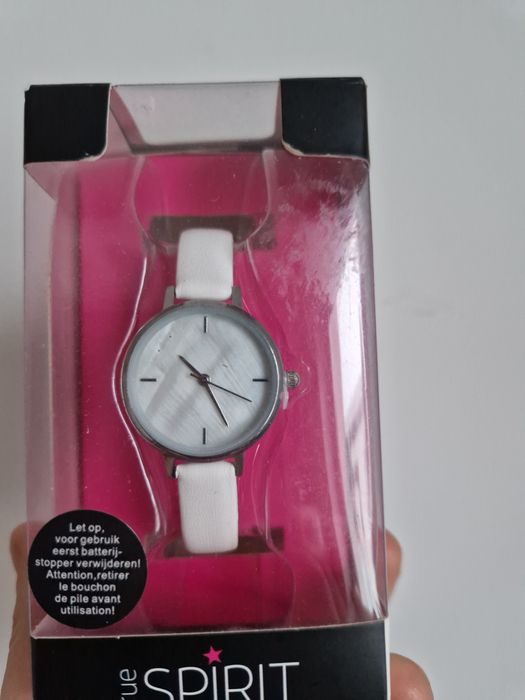 Zegarek damski Blue Spirit – nowy, biały pasek