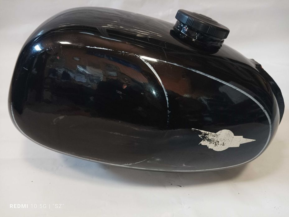 WSK-125 garbuska - 1977 rok - zbiornik paliwa - bak - oryginał.