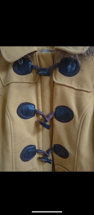 Orsay musztardowa kurtka budrysówka/ płaszcz damski rozmiar M