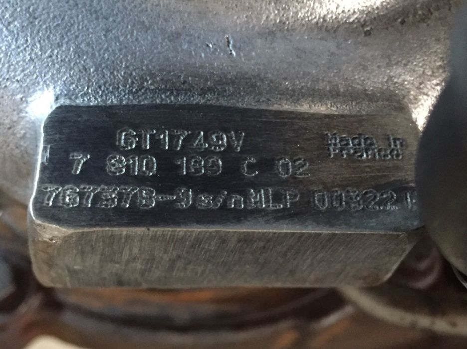 Turbo gt1749v BMW