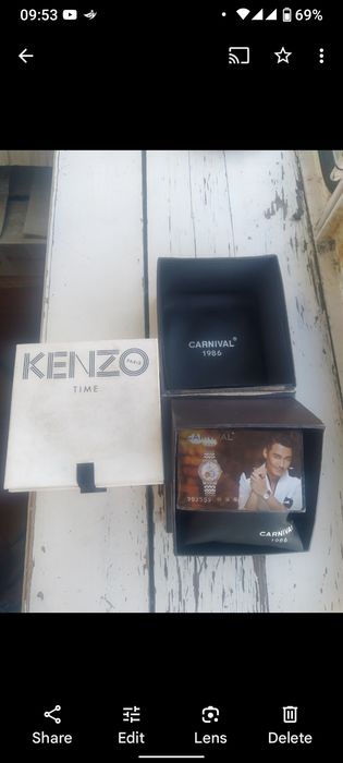 Коробка для часов Kenzo i Carnival