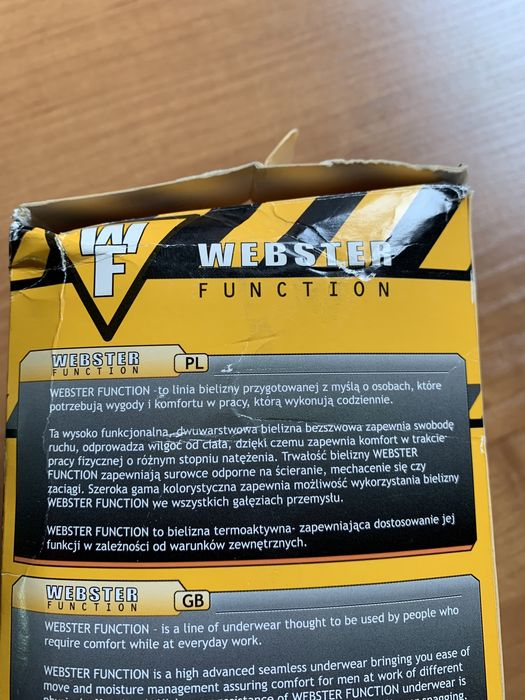 Spodnie bielizna termoaktywna WEBSTER rozmiar S