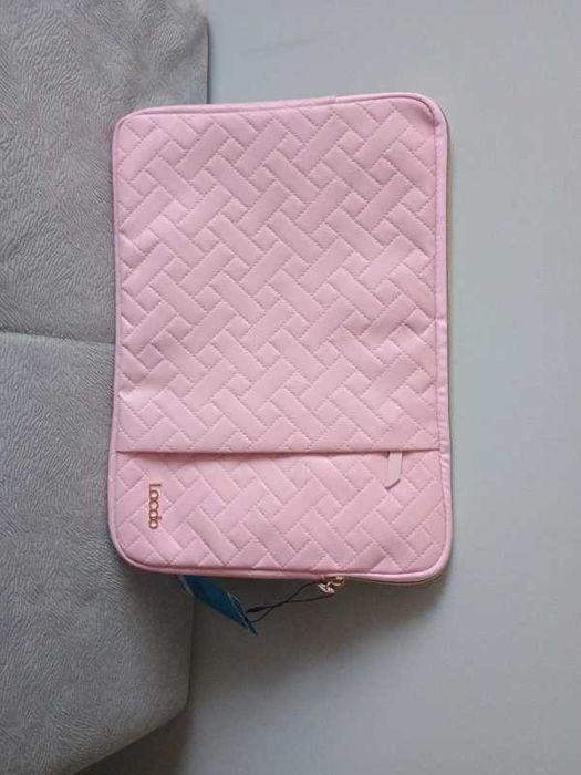Torba etui na laptopa różowa