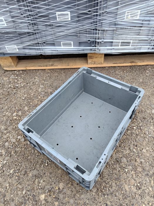 Pojemniki magazynowe skrzynki plastikowe transportowe KLT 40x30x15