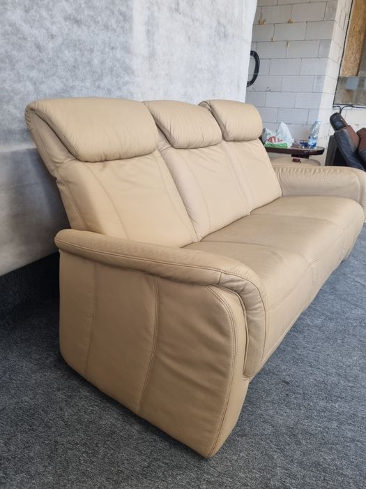 Шкіряний диван 3ка Реклайнер RELAX Шкіряні дивани Шкіряні меблі