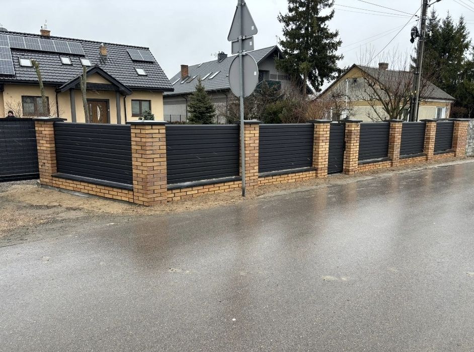 ogrodzenie panelowe, siatka montaż