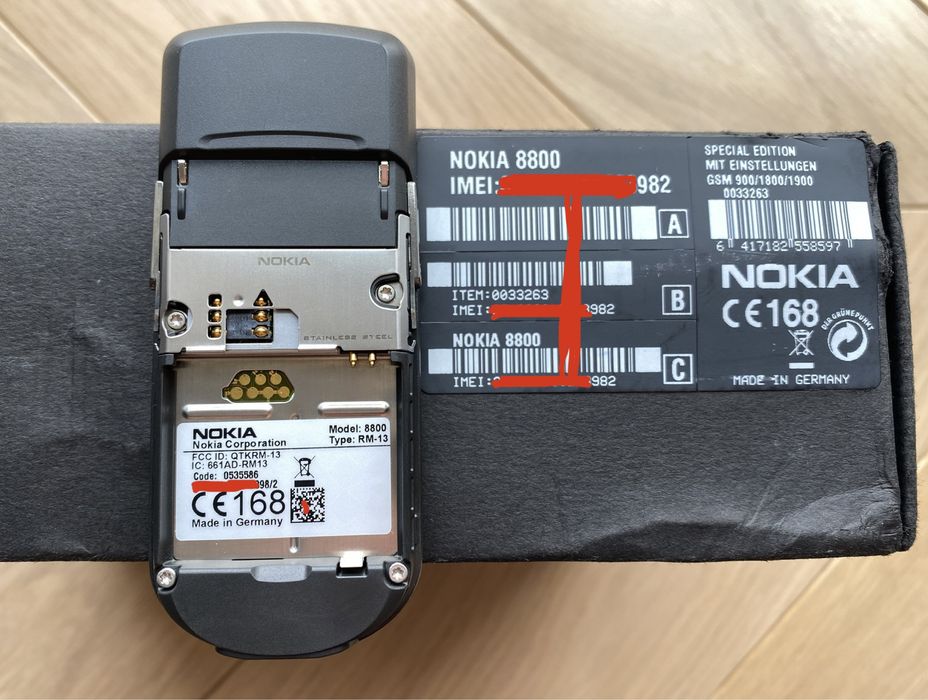 Nokia 8800 Classic Sbloccato GSM 2G Con FM Radio Bluetooth - Ricondizionato