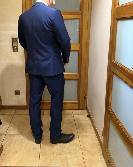 Garnitur rozmiar 54 kolor granatowy